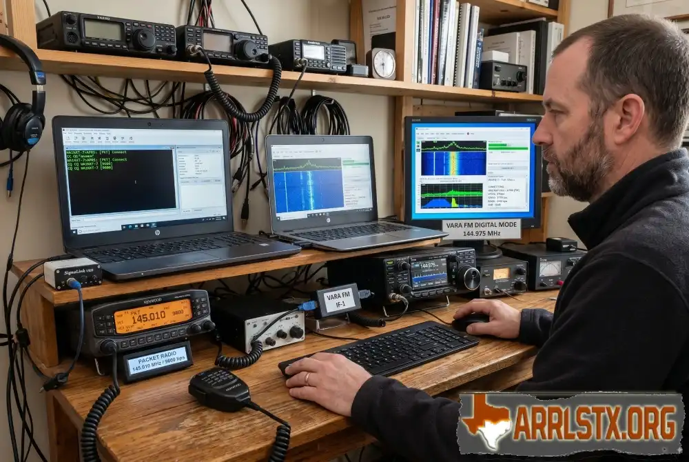 Texas RMS Packet & VARA FM Station Uptimes