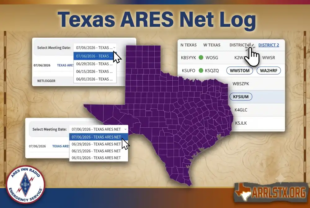 Modernizing the Texas ARES Net Log: A Technical Overview